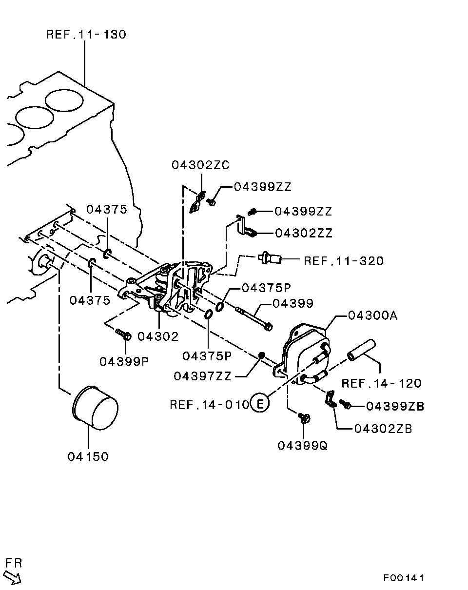 Mitsubishi MD 360935 - Маслен филтър vvparts.bg