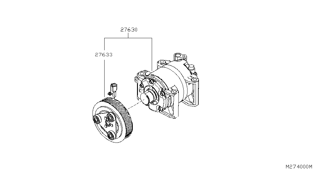 DACIA 92600EB01A - Магнитен съединител, компресор на климатизатора vvparts.bg