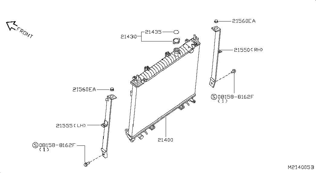 NISSAN 21430-VB310 - Капачка, радиатор vvparts.bg