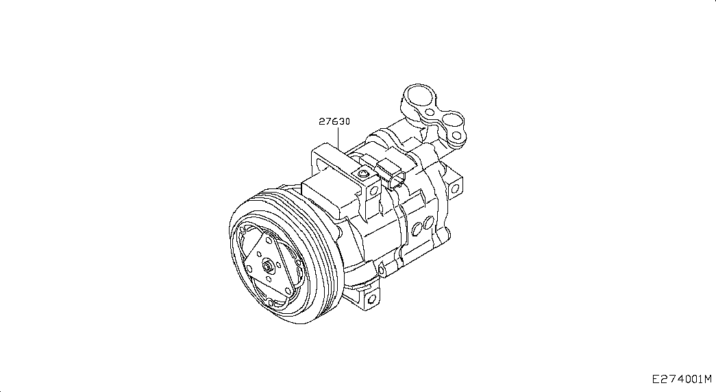 RENAULT 926004EB0A - Компресор, климатизация vvparts.bg