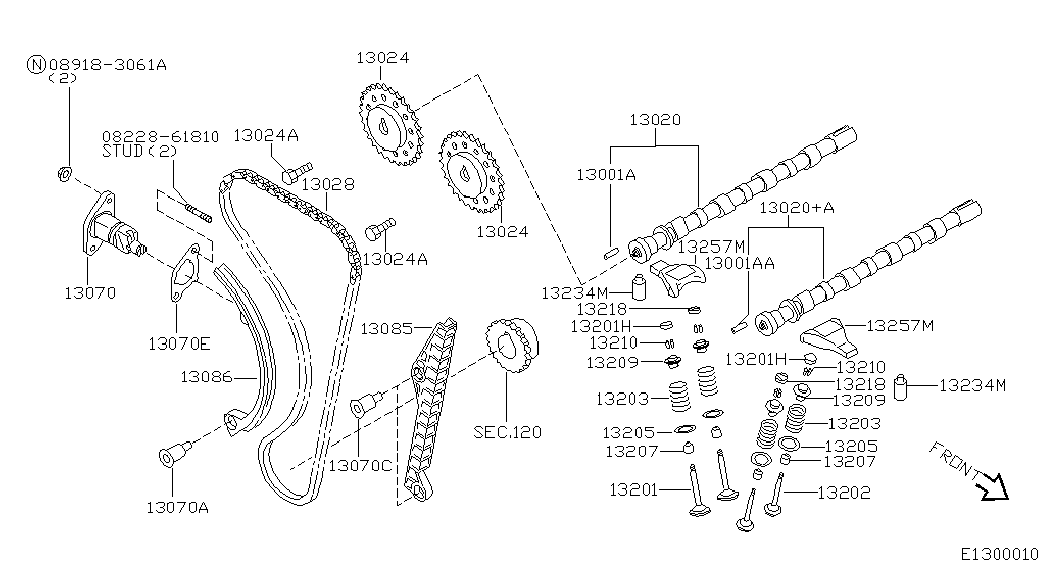 NISSAN 13207-89J00 - Гумичка на клапан, уплътн. пръстен, стъбло на кл. vvparts.bg