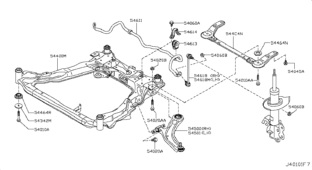 NISSAN 54618-1AA0E - Биалета vvparts.bg