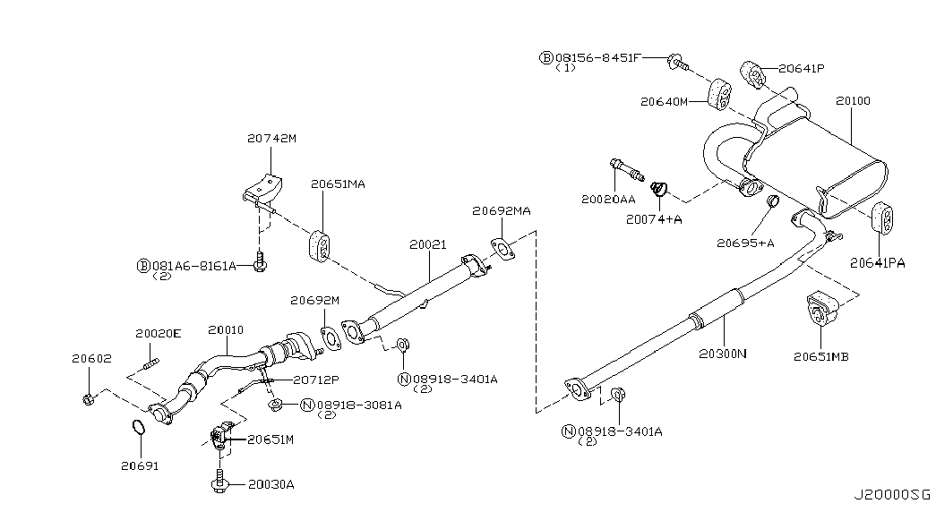 NISSAN 206518H600 - Лагерна втулка, стабилизатор vvparts.bg