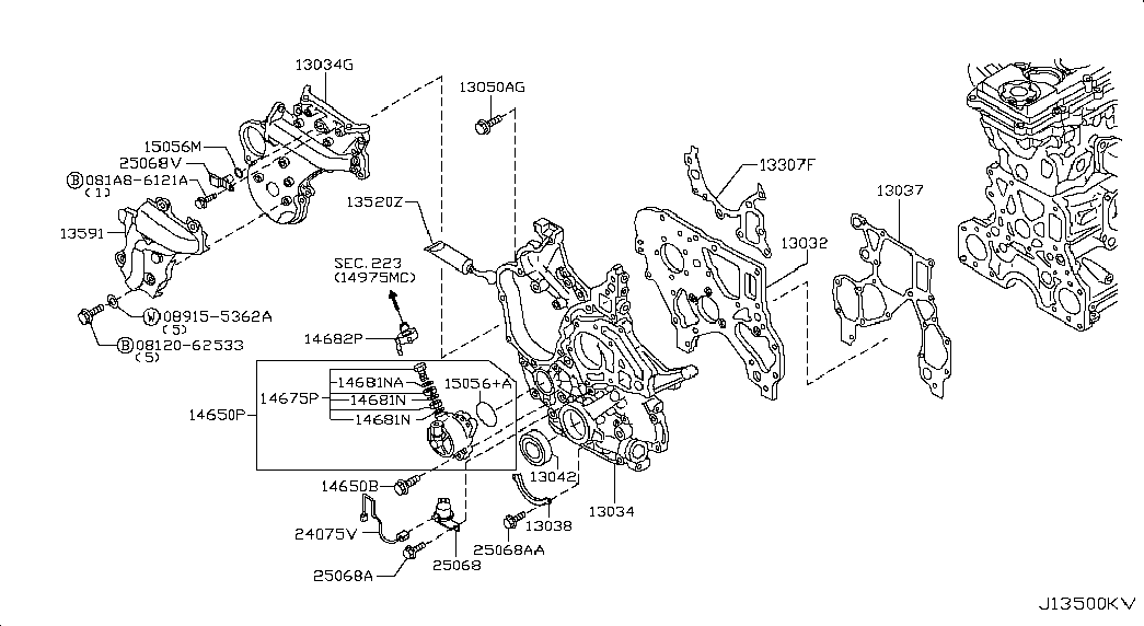 NISSAN 23731-DB00A - Импулсен датчик, колянов вал vvparts.bg