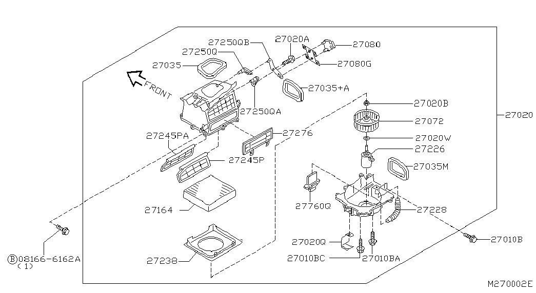 Infiniti 27891-BM-401 - Филтър купе (поленов филтър) vvparts.bg