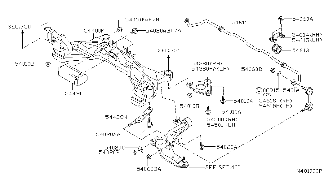 NISSAN 54668-BU70A - Биалета vvparts.bg