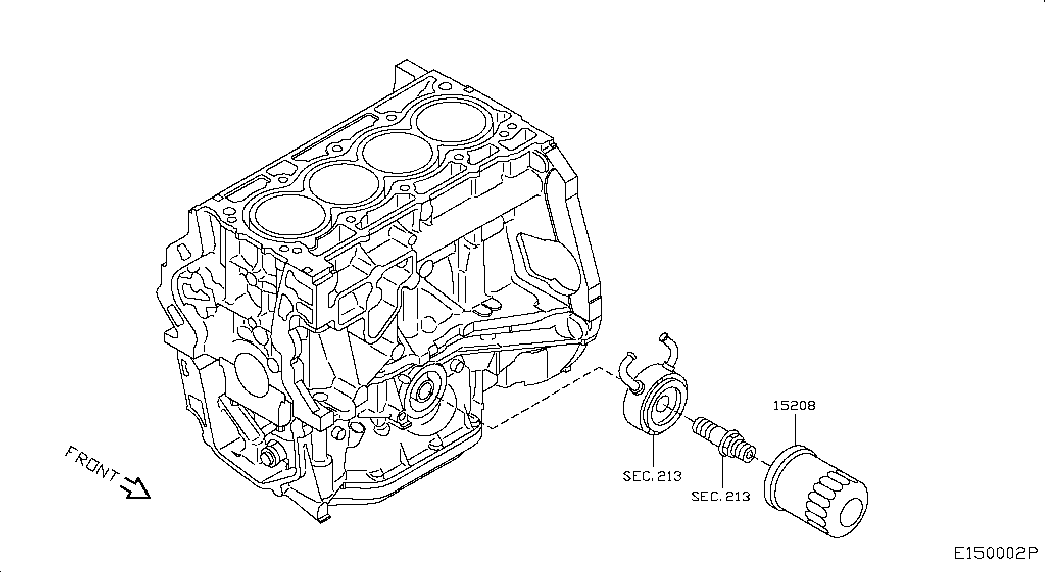 RENAULT 15 20 89F 60A - Маслен филтър vvparts.bg