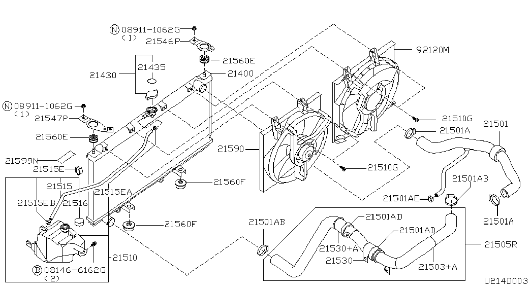 NISSAN 214301P111 - Капачка, радиатор vvparts.bg