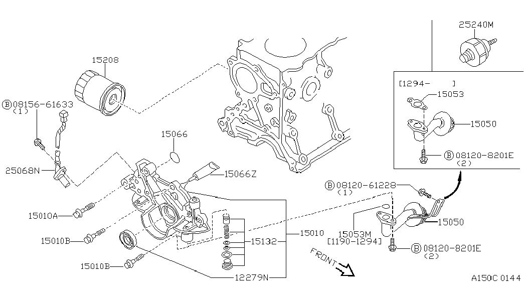 NISSAN 13510-V7200 - Семеринг, разпределителен вал vvparts.bg