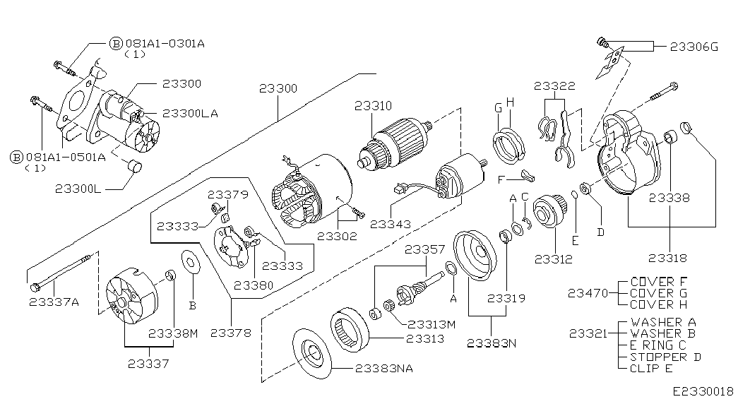 NISSAN 23343 84A07 - Магнитен превключвател, стартер vvparts.bg