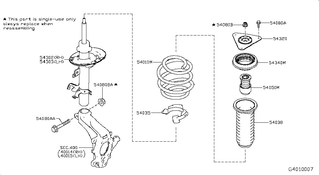 NISSAN 54050-4CL0B - Ударен тампон, окачване (ресьори) vvparts.bg