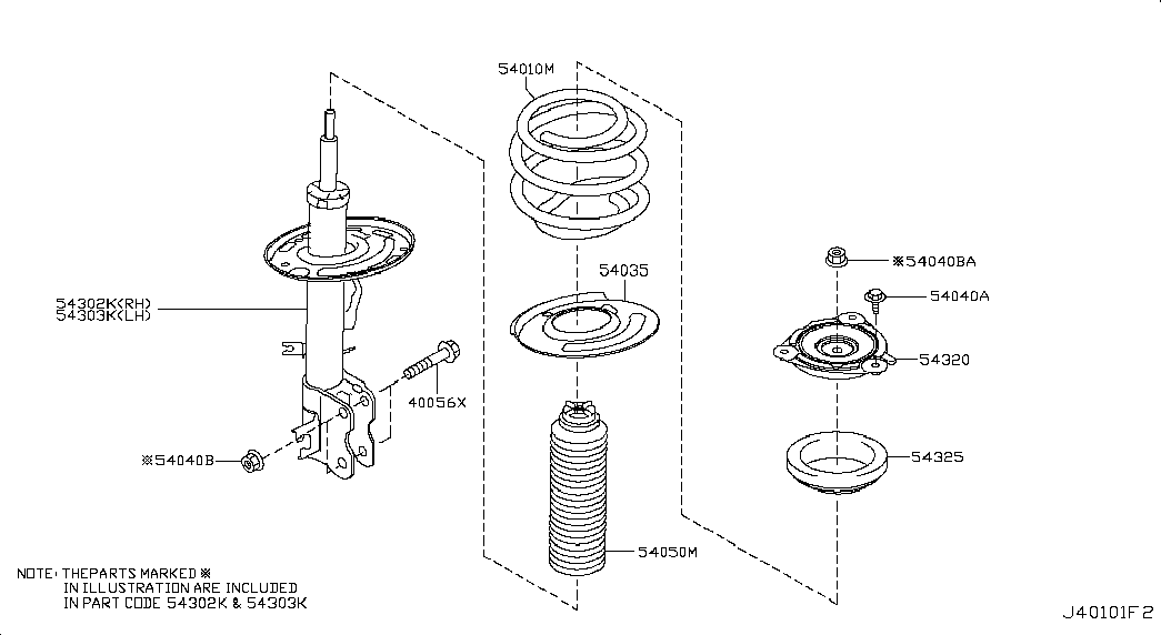 RENAULT 54325JA000 - Тампон на макферсън vvparts.bg