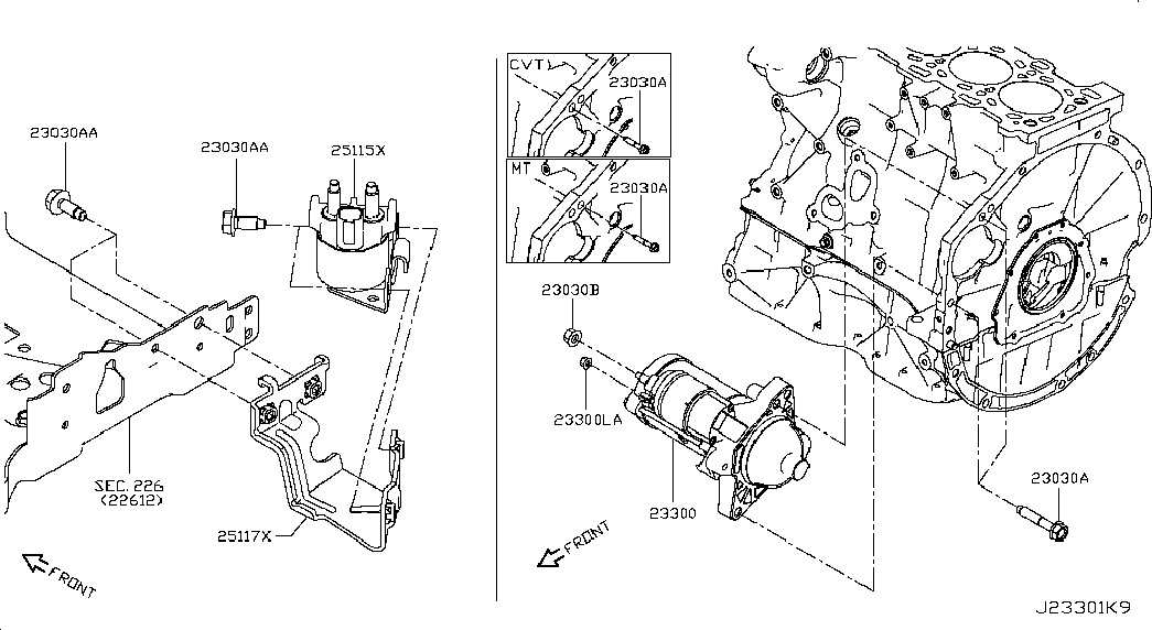 NISSAN 23300-00Q4H - Стартер vvparts.bg