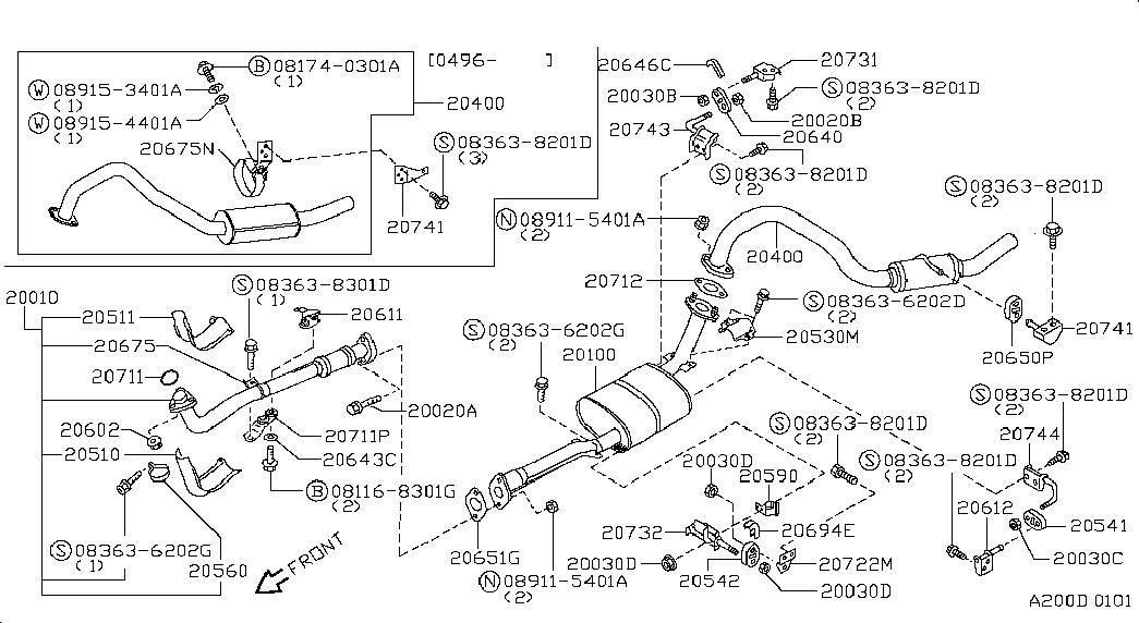 NISSAN 20640-30J00 - Лагерна втулка, стабилизатор vvparts.bg