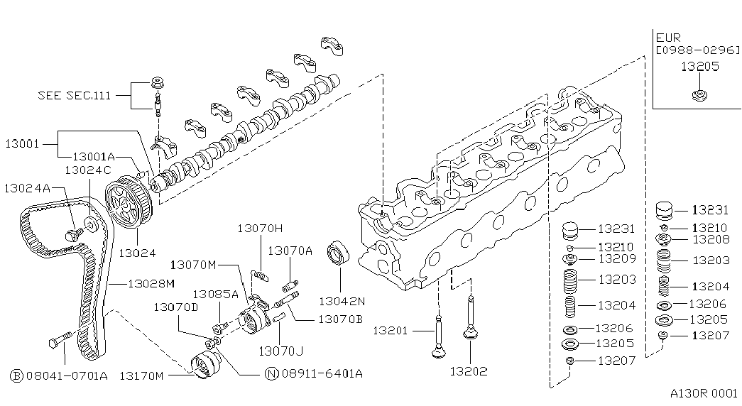 Asia Motors 13028V7285 - Ангренажен ремък vvparts.bg