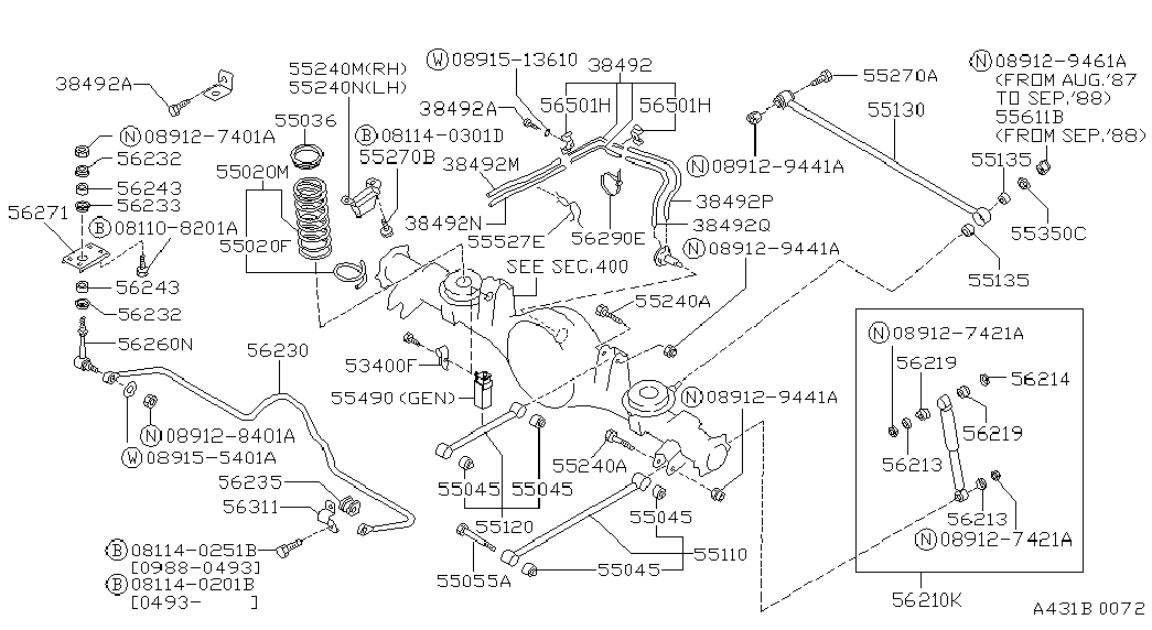 NISSAN 56113-60U05 - Биалета vvparts.bg