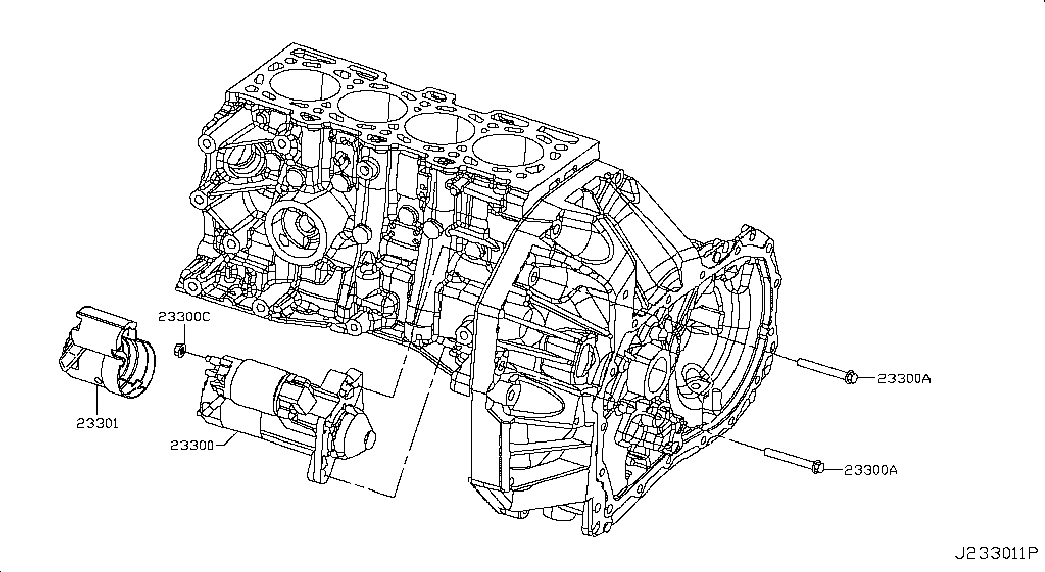 Nissan (Dongfeng) 23300-00Q1H - Стартер vvparts.bg