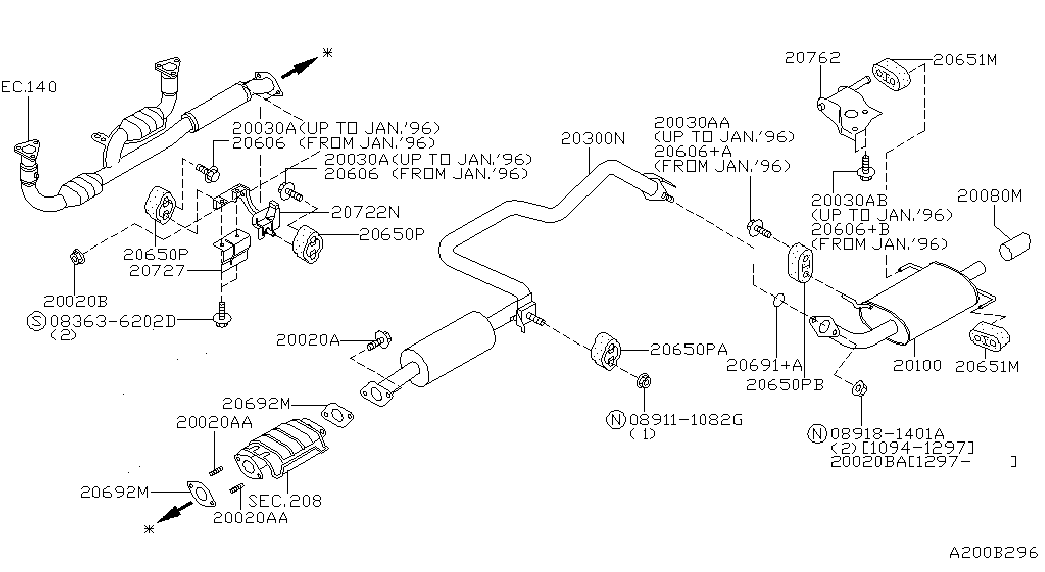 NISSAN 20650-0M000 - Лагерна втулка, стабилизатор vvparts.bg