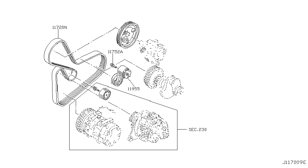 Opel 11720AW300 - Пистов ремък vvparts.bg