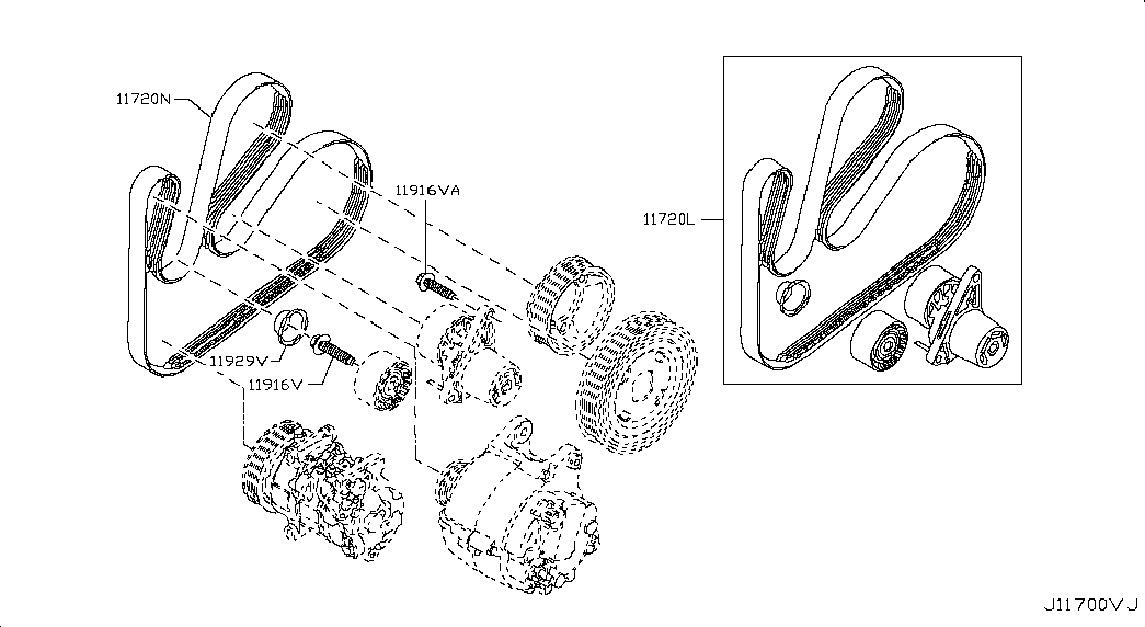 RENAULT 11720-00Q4A - Пистов ремък vvparts.bg