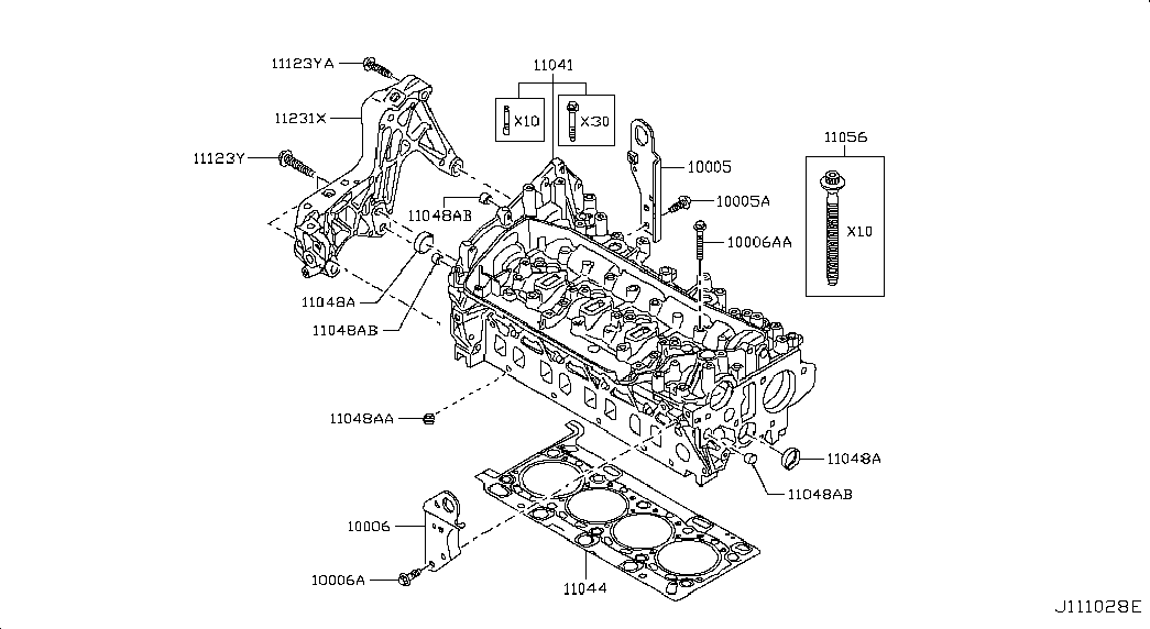 NISSAN 13276-00QAA - Гумичка на клапан, уплътн. пръстен, стъбло на кл. vvparts.bg