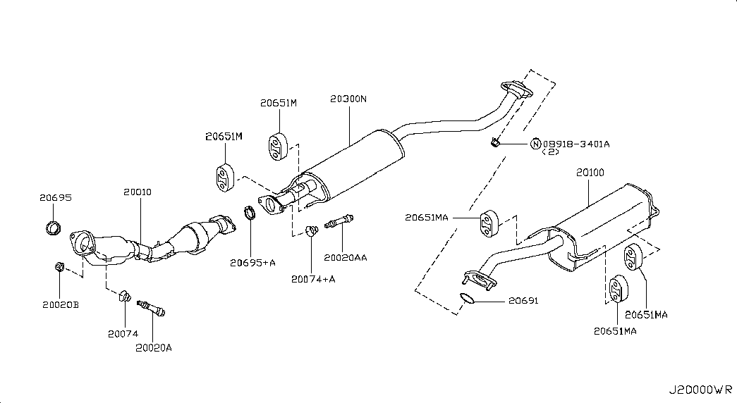 Datsun 20651ED000 - Лагерна втулка, стабилизатор vvparts.bg