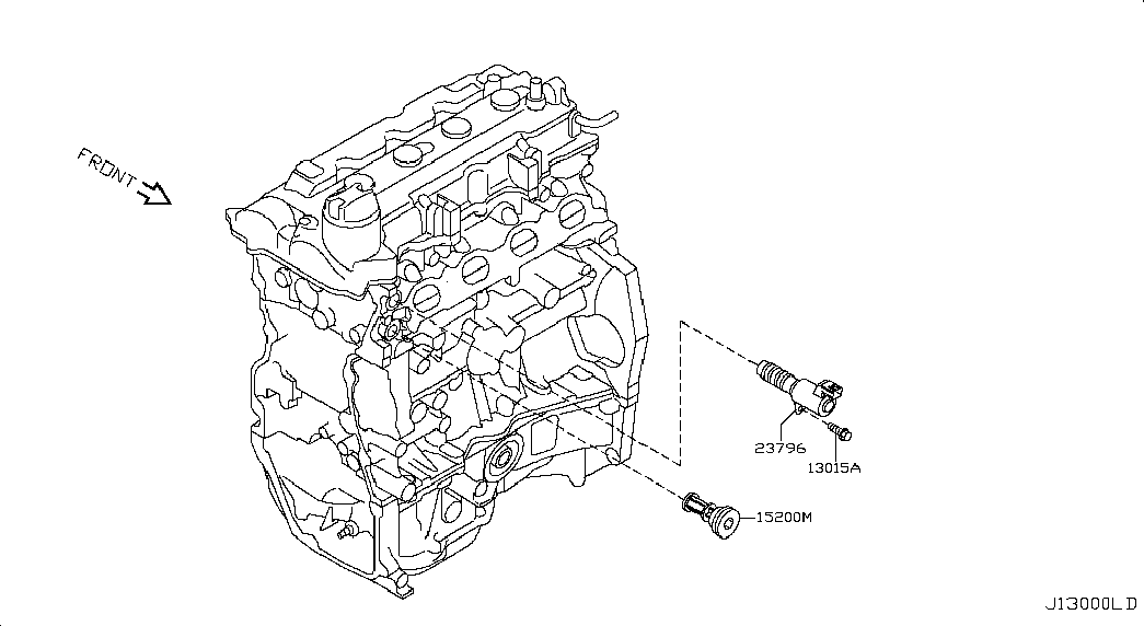 NISSAN 15200ED00A - Маслен филтър vvparts.bg