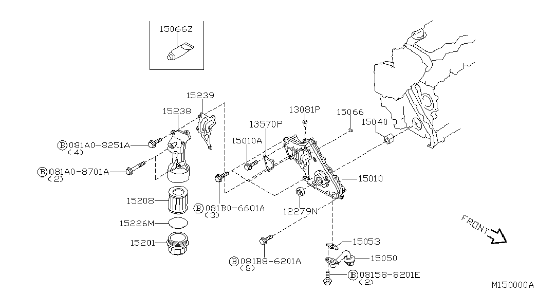 NISSAN 15208-AD20A - Маслен филтър vvparts.bg