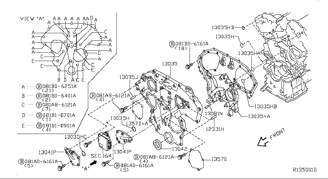 NISSAN 15066-5E510 - Комплект ангренажна верига vvparts.bg