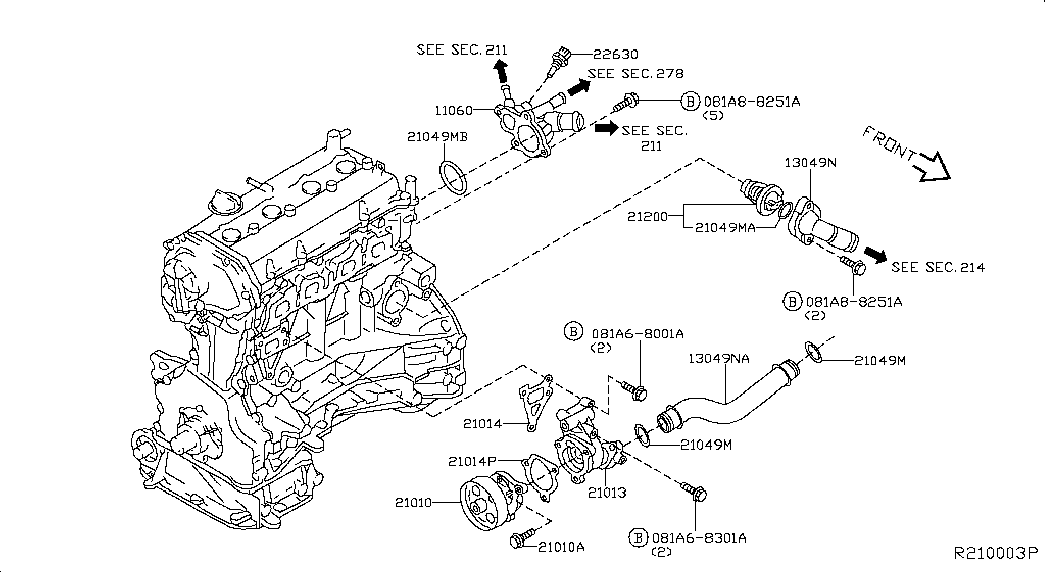 RENAULT 21 20 06N 210 - Термостат, охладителна течност vvparts.bg