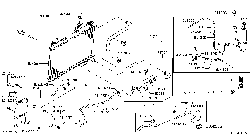 NISSAN 21430D999A - Капачка, радиатор vvparts.bg