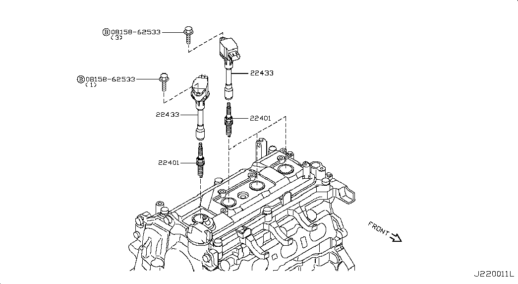 RENAULT 2240 1JD 01B - Запалителна свещ vvparts.bg