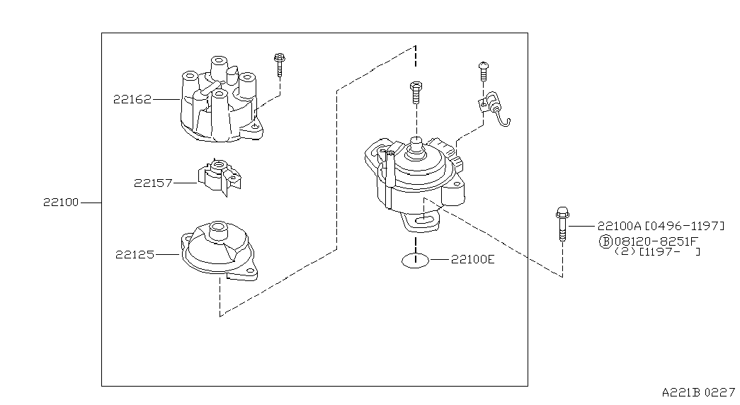 NISSAN 22131-53J10 - Семеринг, разпределителен вал vvparts.bg