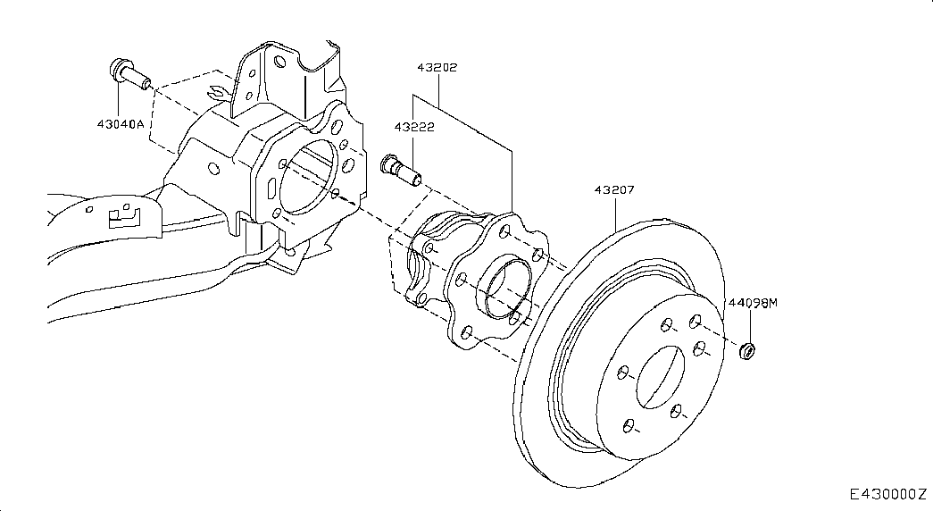 NISSAN 43206-JD00A - Спирачен диск vvparts.bg