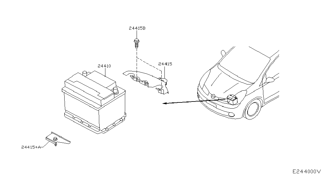 NISSAN 24410-AY60C - Стартов акумулатор vvparts.bg