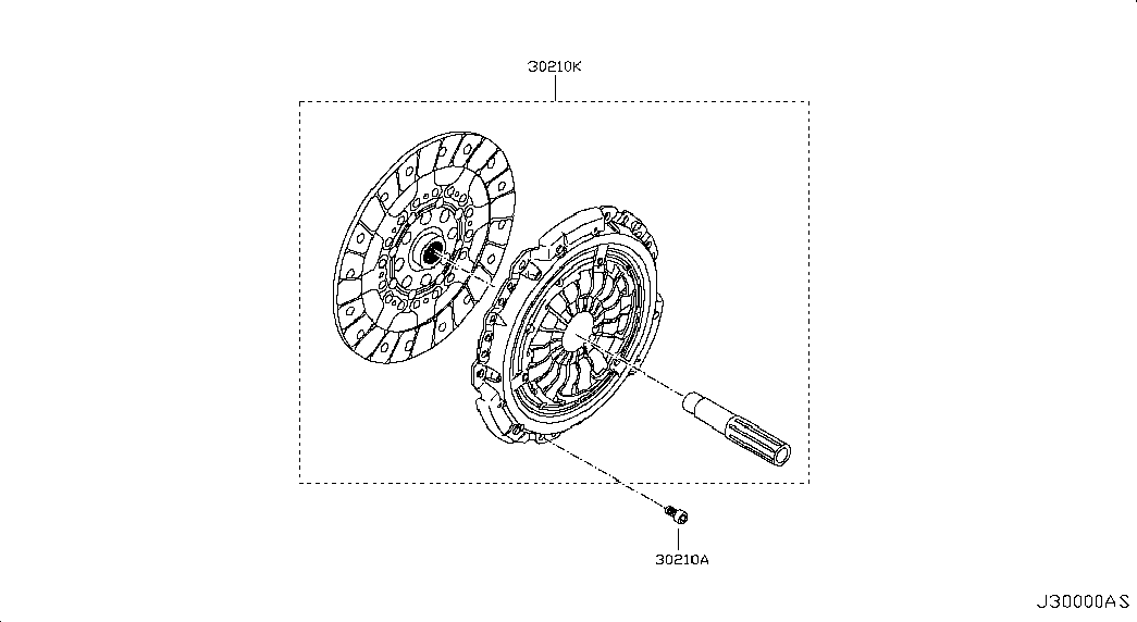 NISSAN 23354-00QAH - Комплект съединител vvparts.bg