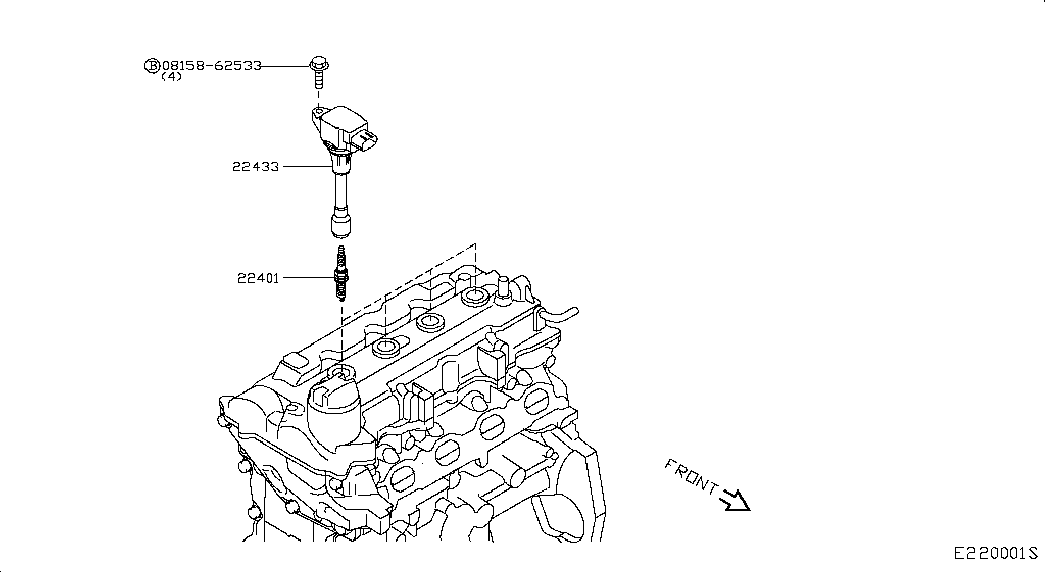 Barreiros 224481KT0A - Запалителна бобина vvparts.bg