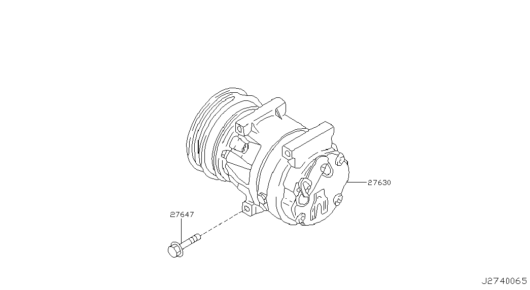 NISSAN 92600-BN701 - Компресор, климатизация vvparts.bg