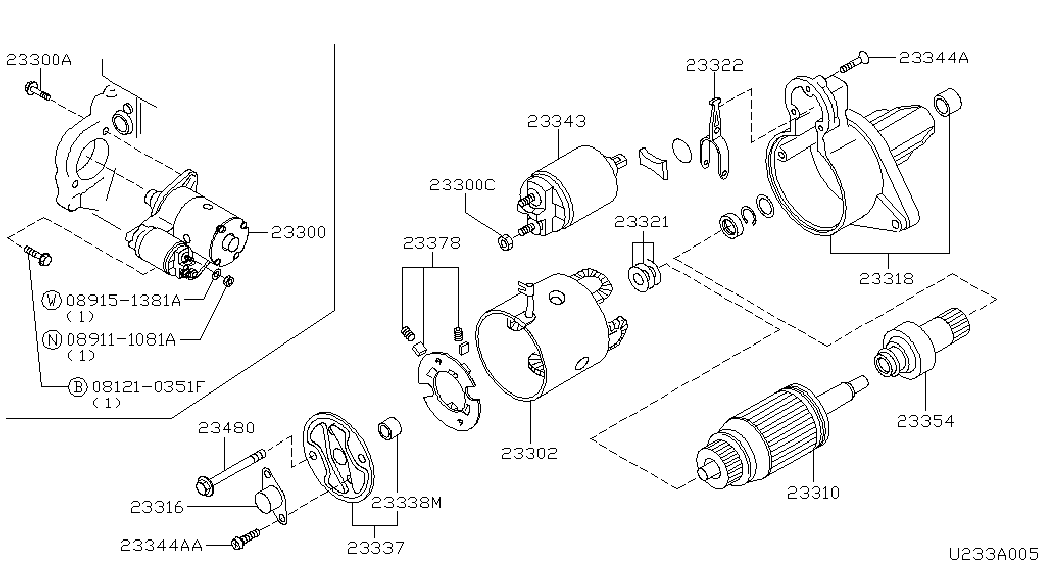 NISSAN 089111081A - Гайка, изпускателен колектор vvparts.bg