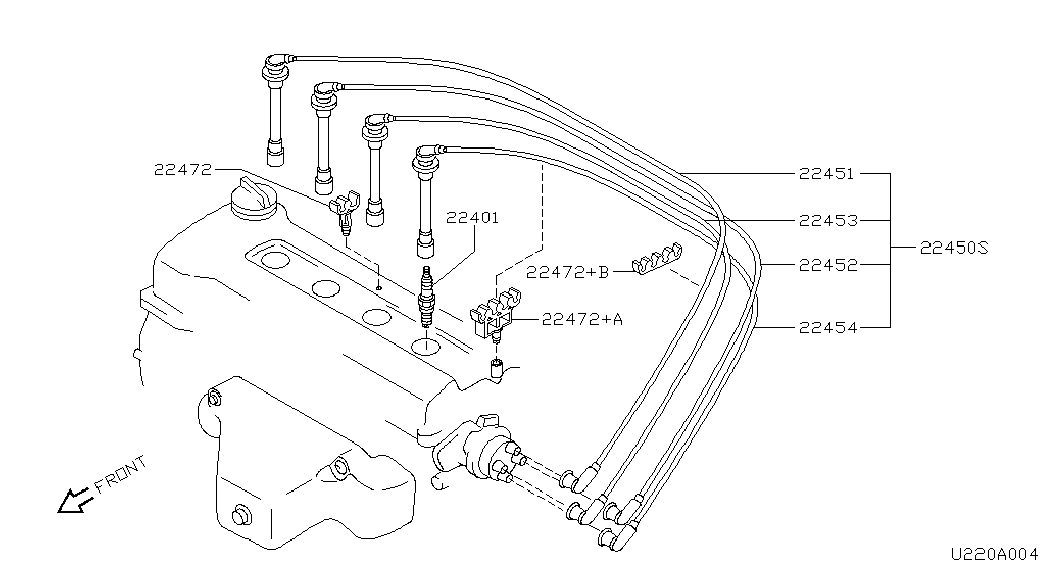 NISSAN 22401-50Y04 - Запалителна свещ vvparts.bg