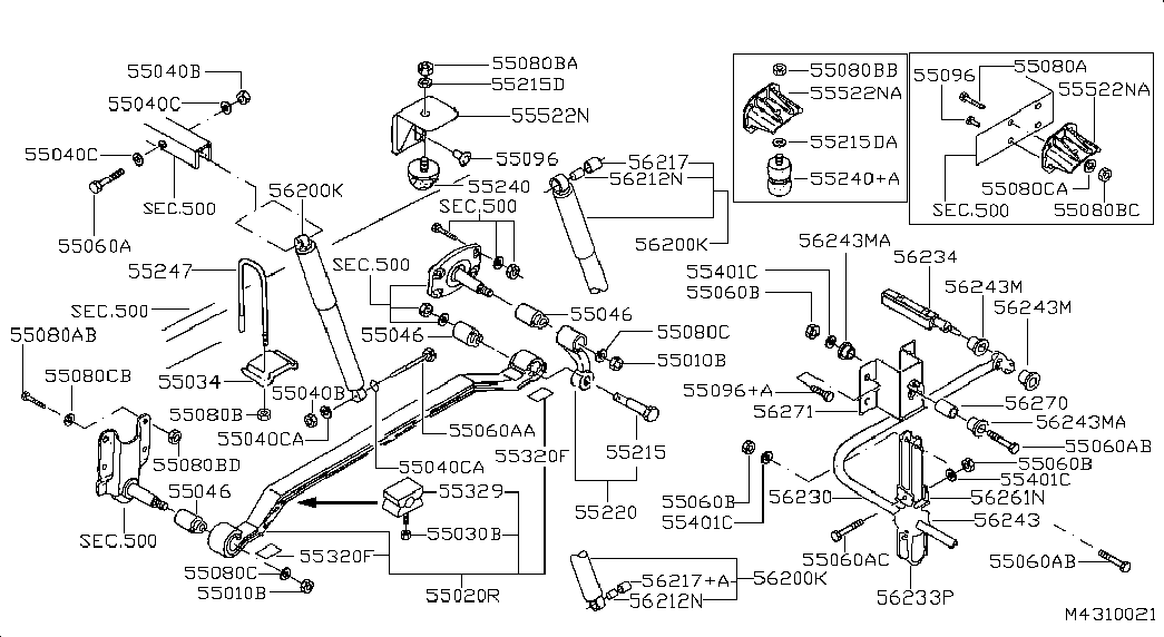 NISSAN 56244-9X200 - Лагерна втулка, стабилизатор vvparts.bg