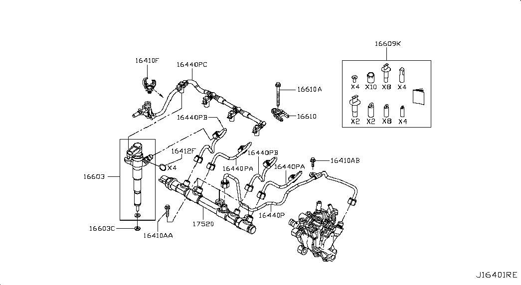 Infiniti 16614 00QAA - Уплътнителен пръстен, отвор на дюзата vvparts.bg