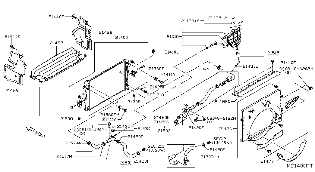 NISSAN 21430D999C - Капачка, радиатор vvparts.bg