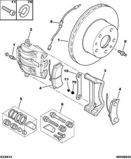 PEUGEOT 4246.Y5 - Спирачен диск vvparts.bg