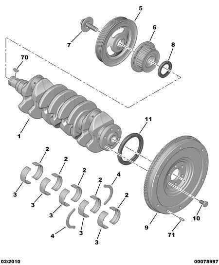 CITROËN 96 772 672 80 - Зъбно колело, колянов вал vvparts.bg