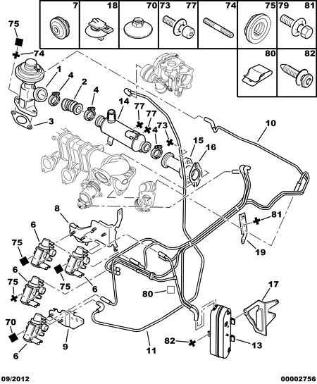 PEUGEOT 1628 VT - AGR-Клапан vvparts.bg