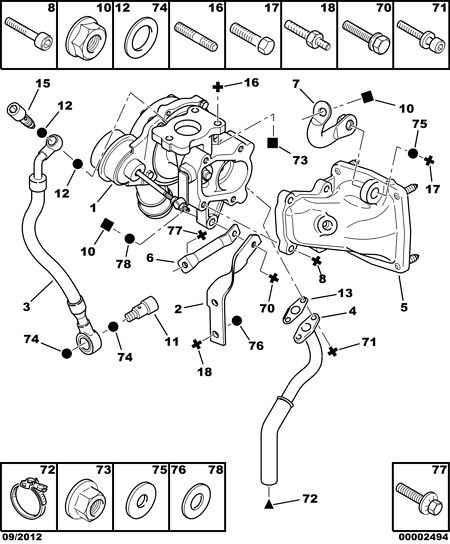 PEUGEOT 0375G5* - Турбина, принудително пълнене с въздух vvparts.bg