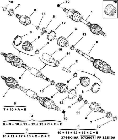 PEUGEOT 3276.11 - Полуоска vvparts.bg