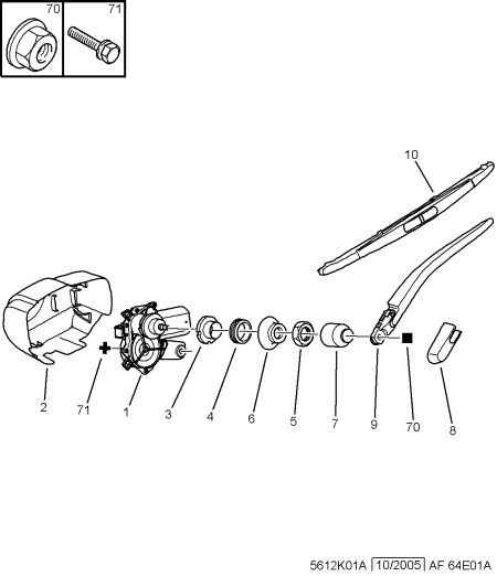 CITROËN 6423 90 - Перо на чистачка vvparts.bg