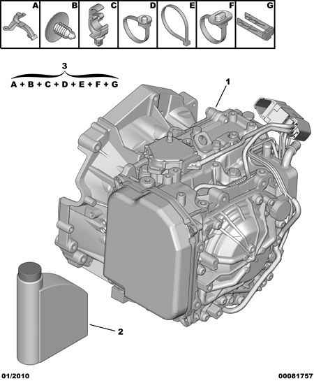 PEUGEOT 9730.AE - Масло за автоматична предавателна кутия vvparts.bg